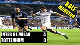 BALE SE APRESENTANDO PARA O MUNDO I Inter De Milão 4 x 3 Tottenham Melhores Momentos (UCL 2010/11)