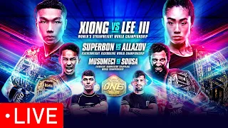 ONE ON PRIME VIDEO 2 LIVE XIONG VS LEE III LIVESTREAM & FULL FIGHT NIGHT COMPANION