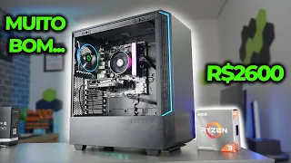 O PC GAMER BARATO DE R$2600 que INDICO MONTAR! FINALMENTE ALGO BOM! C/ Testes 2022 (semana 19)