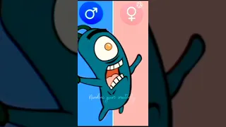 SpongeBob character swap edit 💕✨/edit of gender swap 💕✨