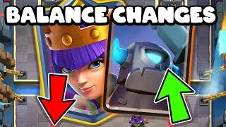 12 Cards got a Balance Change in Clash Royale