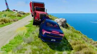 Beamng Drive Truck vs Car | CrazyCrashChan