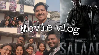 Salaar Movie  Vlog || 1st day Review || Rebel Star Pravas Craze || Salaar Movie Review || Vlog ||