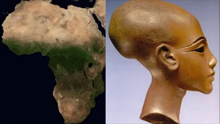 Why King Tut head is shaped like the Map of Africa. Kemet Nubia Egypt