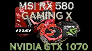 MSI RX 580 GAMING X vs GTX 1070 BENCHMARK REVIEW – 1080p / 1440p / 4K