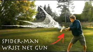 Catching People With My Wrist Net Gun! - Cheap DIY Spider-Man Web Shooter!!! (Part 2)
