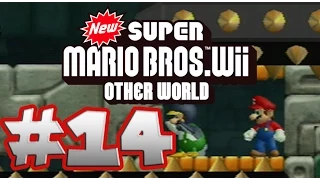 New Super Mario Bros. Wii Other World - 100% Co-op Walkthrough Part 14