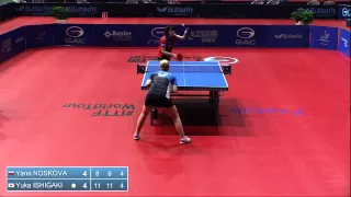 2014 Croatia Open WS R3 NOSKOVA Yana RUS vs ISHIGAKI Yuka JPN