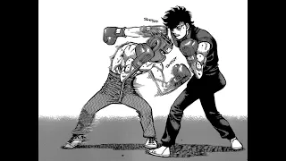 Second sparring: Ippo Makunouchi vs Takeshi Sendo (HNI manga)