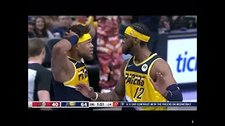 Lance Stephenson no look pass to Oshae Brissett for the reverse slam! | NBA Highlights P. 15