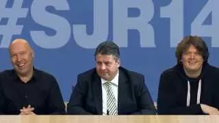 Sigmar Gabriel beim Satirischen Jahresrückblick 2014 | #SJR14 ZDF