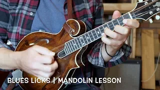 Blues Licks | Mandolin Lesson