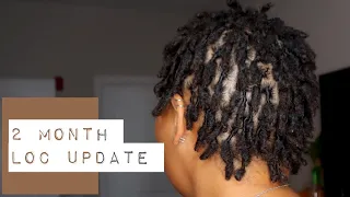 2 Month Starter Loc Update | Comb Coils| Giveaway Winner!