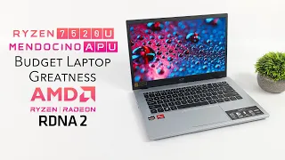 A FAST Budget Laptop! Ryzen 7520U Hands-On Gaming/EMU Testing