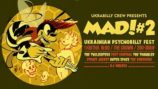 MAD! Український Сайкобіллі Фест | Kyiv | 1/04/2023 | Psychobilly | Ukraine