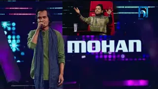 Mohan Nepali "Kaha thiyau Timi" ! Knockout performance | The voice of nepal season 4