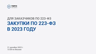 Узнайте, как ориентироваться в закупах по 223-ФЗ в 2023 года