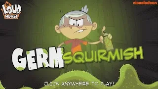 The Loud House - GERM SQUIRMISH - Germophobe [Nickelodeon Games]