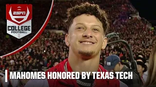 Patrick Mahomes inducted into Texas Tech's Ring of Honor | ESPN College Football