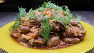 Хе из Куриных Сердечек По Корейски. Как Приготовить Вкусно, Быстро и Просто!