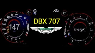 Fastest SUV in the World Aston Martin DBX 707-707 HP Acceleration 0-200 km/h