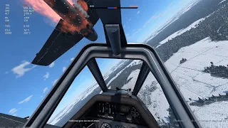 The Fog of War - FW 190 A-4 (War Thunder Sim + TrackIR + HOTAS)