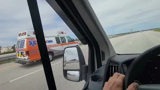 Ambulance Convoy from Miami to SW Florida - 9/29/22 Return from Hurricane Ian Evacuation