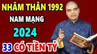 Tử Vi Tuổi Nhâm Thân 1992 Nam Mạng Năm 2024, Phải Biết 3 Điều Này Để Giữ Tài Lộc, Trúng Số Đổi Đời