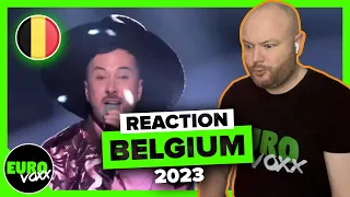 BELGIUM EUROVISION 2023 REACTION // Gustaph - Becasue of You