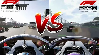 F1 2020 vs F1 2019 Gameplay Comparison - Australia Grand Prix