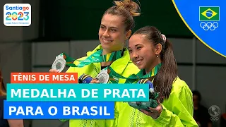 JOGOS PAN-AMERICANOS l DUPLA FEMININA DO TÊNIS DE MESA  É PRATA