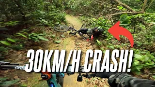 High Speed Crash! No Cuts Full Trail Riding at Bukit Kiara! Turbo Levo SL