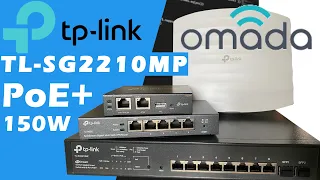 TP-Link Omada (SDN) SG2210MP PoE Switch 150W - Ubiquiti Alternative