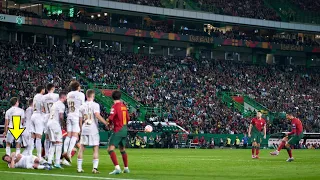 Cristiano Ronaldo Freekick Goal vs Liechtenstein as he Scored Freekick in Back to Back Games