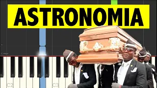 Coffin Dance - Astronomia - Easy Piano Tutorial & Cover