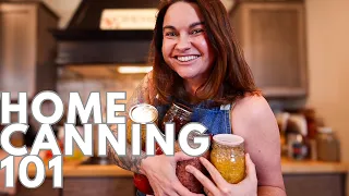 Home Canning 101 (Getting Started with Preserving Food in Jars)