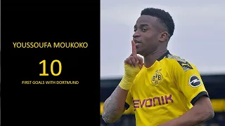 YOUSSOUFA MOUKOKO - The first 10 professional goals of the German crack ! 🔥⚽