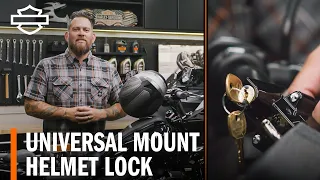 Harley-Davidson Universal Mount Helmet Lock Overview & Install