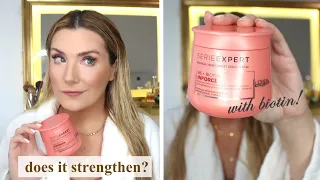 I TRY L'OREAL BIOTIN INFORCER HAIR MASK: DOES THIS MASK REALLY WORK?  + OLAPLEX COMPARISON