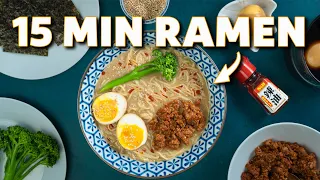 How to make Ramen in 15 minutes - Tantanmen Recipe