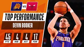 Devin Booker Posts a Season-High 45 PTS in the Suns Win!