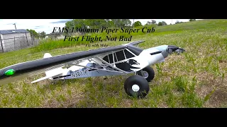 FMS 1300mm Piper PA 18 Super Cub, First Flight, Fly with Mike