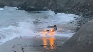 Parking Too Close To The Ocean