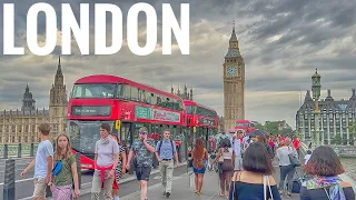 "Unbelievable Moments in London | 4K HDR Summer Walk | Exploring London Streets: Soho to Big Ben"