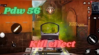 pdw 56 gun kill 🔥 effect in call of duty mobile gameplay