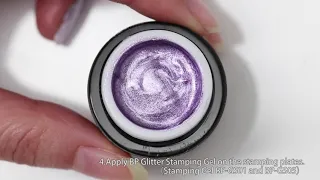 BORN PRETTY glitter stamping gel polish