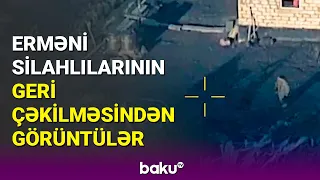 MN video yaydı: Məğlub erməni əsgərlərinin geri çəkilməsi anbaan görüntüləndi