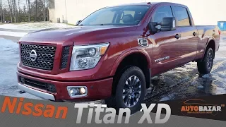 2016 Nissan Titan XD Cummins Diesel видео. Тест драйв Ниссан Титан Дизель 2016 на Русском. Авто США.