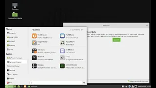 Linux Mint 19.3 MATE (64-bit): Installation, software and memory, disk usage -Time-lapse photograph