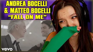 Andrea Bocelli, Matteo Bocelli - Fall On Me | FIRST TIME REACTION